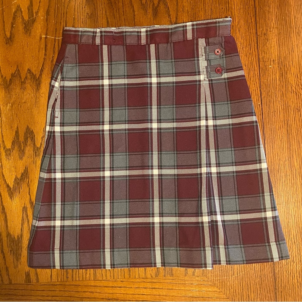 Land’s End | School Uniform Kids Slim Plaid A-line Skirt | Size: 10s